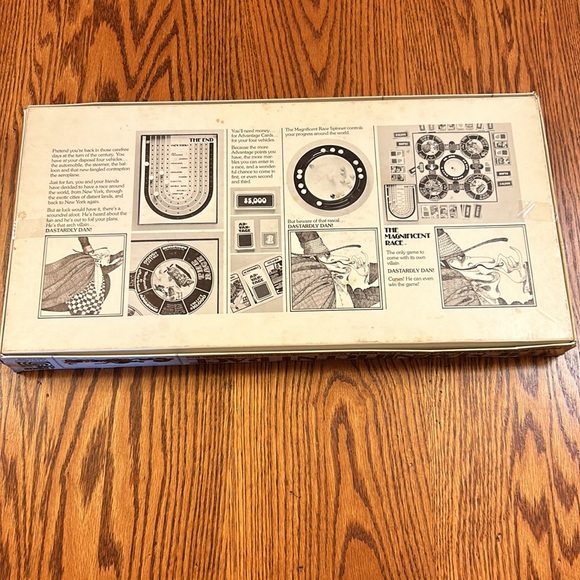 Vintage 1975 The Magnificent Race Board Game by Parker Brothers w/ Dastardly Dan - Picture 3 of 16